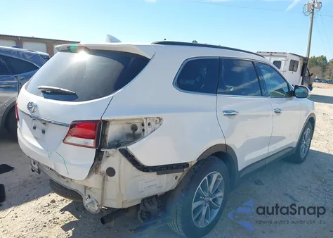 2017 Hyundai Santa Fe Se from USA, damaged, VIN KM8SM4HF8HU176906